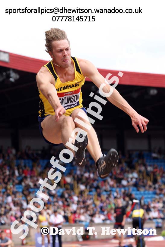 Mens long jump, British Championships, Birmingham. Photo: David T. Hewitson/Sports for All Pics